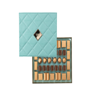 BOSTANI - Boîte rectangulaire en cuir Tiffany
