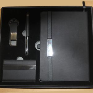 BOX CADEAU PACK D'AGENDA STYLO + STYLO + PORTE-CLÉS + PORTEFEUILLE